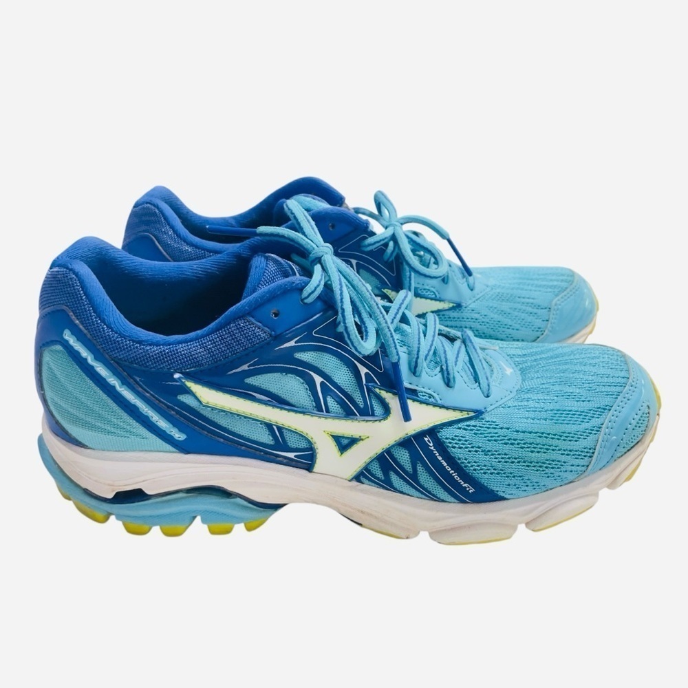 Mizuno Running Race Wave Inspire 410985 Blue Womens 9 Shoes Fast Shipping - Picture 4 of 12
